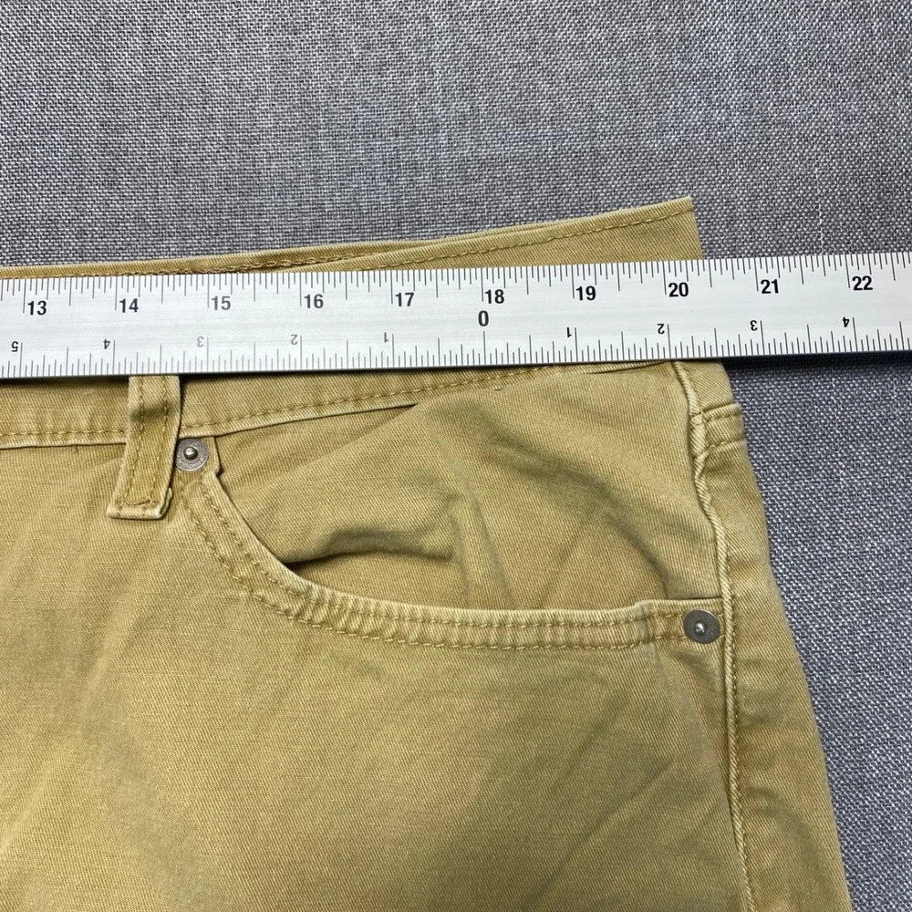 Levis 514 Straight Fit Khaki Tan Pants Mens 40x30 Cotton Stretch